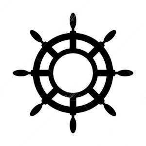 Ship Wheel SVG, Captains wheel Clip art, Instant Digital Download Svg/Png/Dxf/Eps files, for Cricut, Silhouette Cut Files.