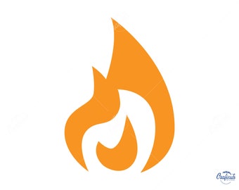 Płomień SVG, clipart ognia, natychmiastowe pobieranie plików Svg/Png/Dxf/Eps w formacie cyfrowym, dla programu Cricut, pliki do cięcia sylwetki.
