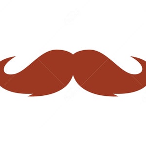 Mustache SVG, Mustache Clip art, Instant Digital Download Svg/Png/Dxf/Eps files, for Cricut, Silhouette Cut Files.