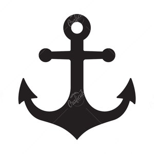 Anchor SVG, Anchor Clip art, Instant Digital Download Svg/Png/Dxf/Eps files, for Cricut, Silhouette Cut Files.