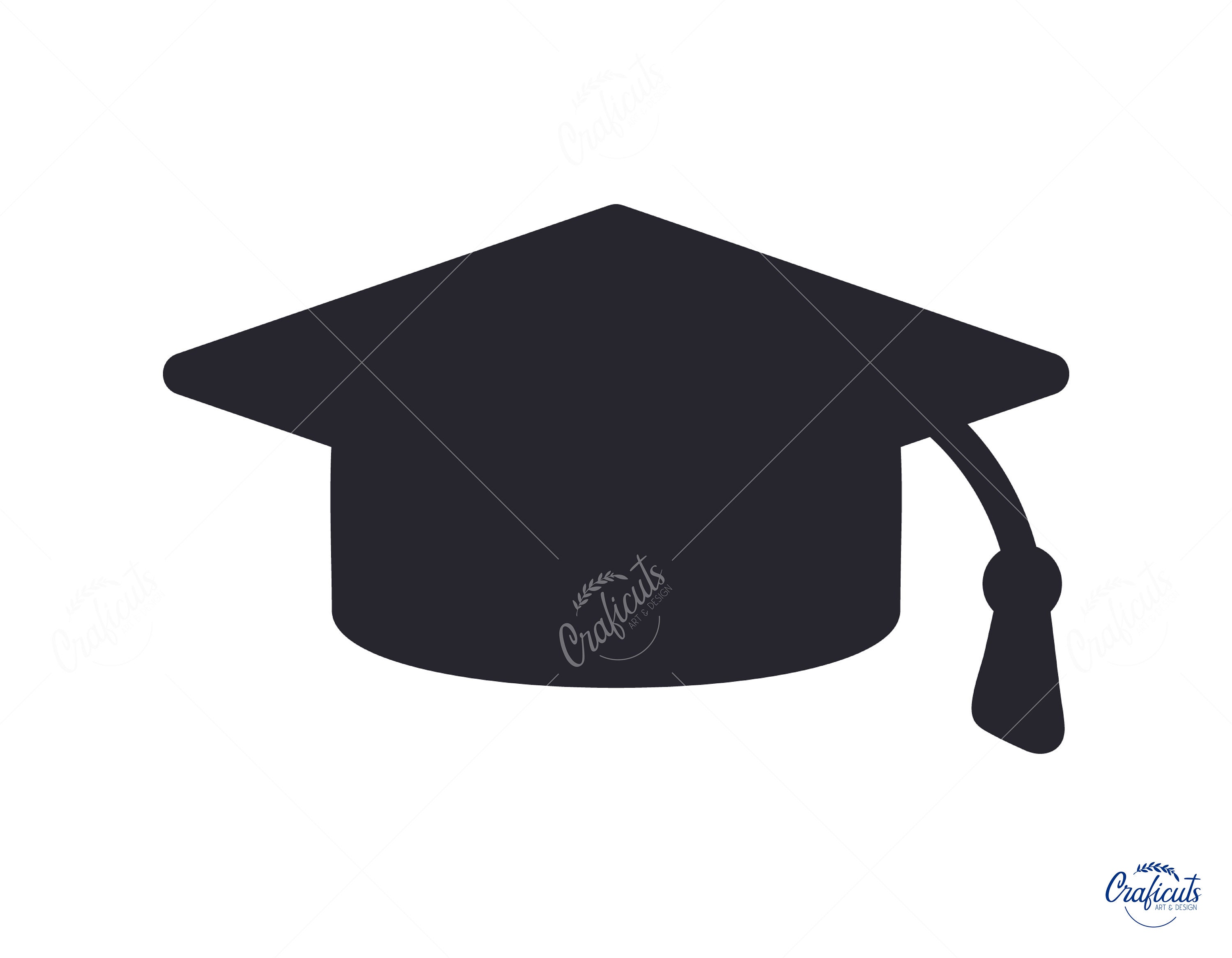 Graduation Cap Svg Clip Art Instant Digital Download Etsy
