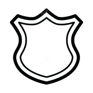 Police badge SVG, Police badge Clip art, Instant Digital Download Svg/Png/Dxf/Eps files, for Cricut, Silhouette Cut Files.