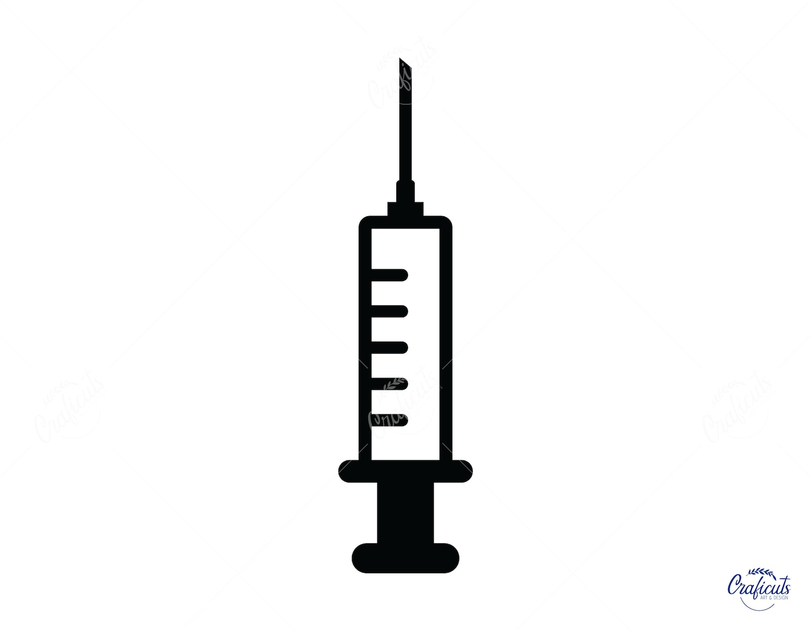 Syringe SVG Syringe Clip Art Instant Digital Download Etsy Canada