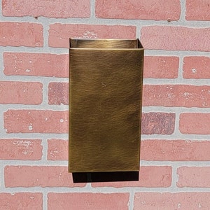 Copper / Brass / Wall Sconce / Square / Contemporary