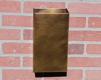 Copper / Brass / Wall Sconce / Square / Contemporary