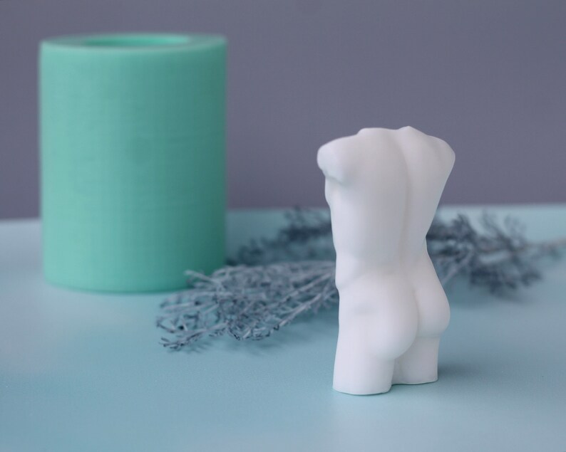 Man 3d body silicone mold torso body moldssilicone candle Etsy
