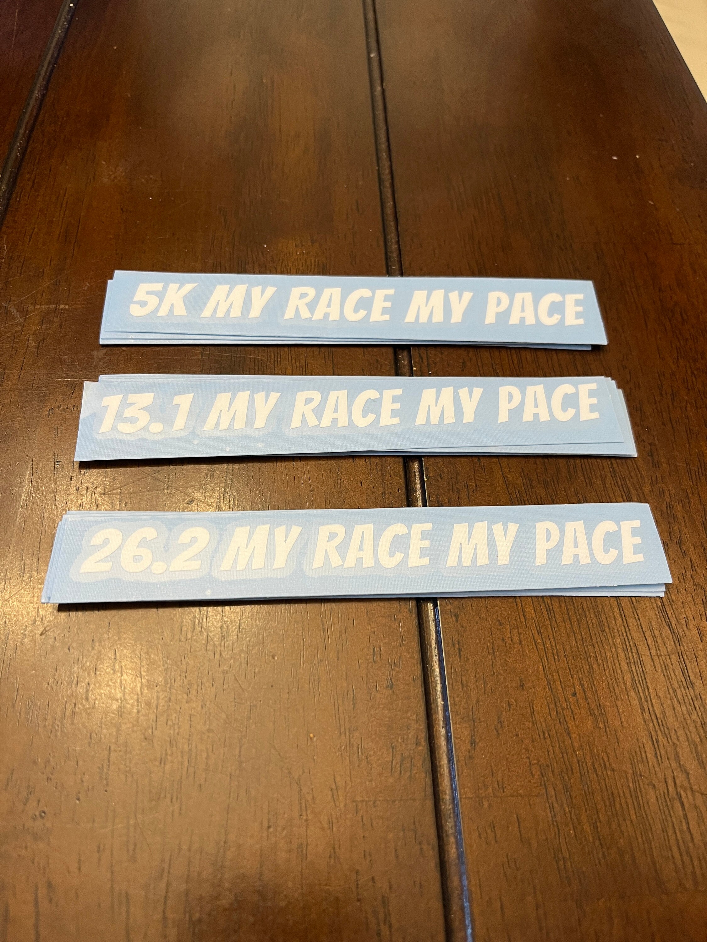 Pace Racing Sticker 26.2 Marathon Race Sticker | My Race My Pace - Etsy