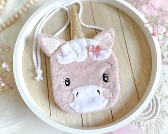 Bolsa para archivo de bordado ITH unicornio, 18x28