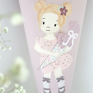 Embroidery file schoolchild & fairy, 4 sizes, doodle, Lilly