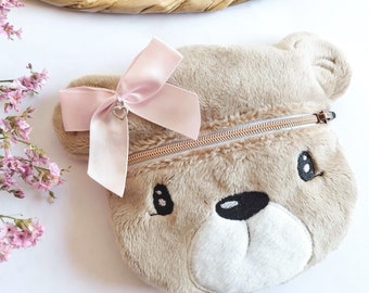 Embroidery file bear bag, 13x18, ITH