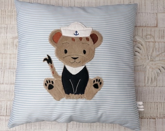 Embroidery file lion, economy set, doodle, maritime, application