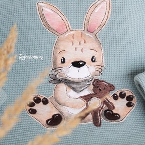 Embroidery file bunny, 4 sizes, Doodle, Leon