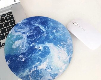 Mouse Pad Curious Alien Student Gift Computer Accessories Home Office Alien Lover Gift Gift For Her Gift For Him