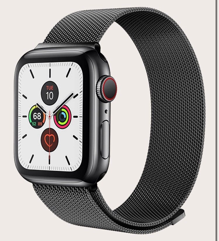 Milanese Strap For Apple Watch Stainless Steel Watch Band Etsy