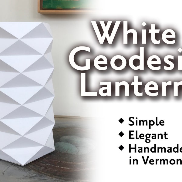 White Geodesic Lantern