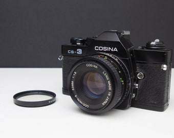 1978 Cosina CS-3  Appareil Photo Argentique 35mm + objectif 50mm - Révisé et Testé