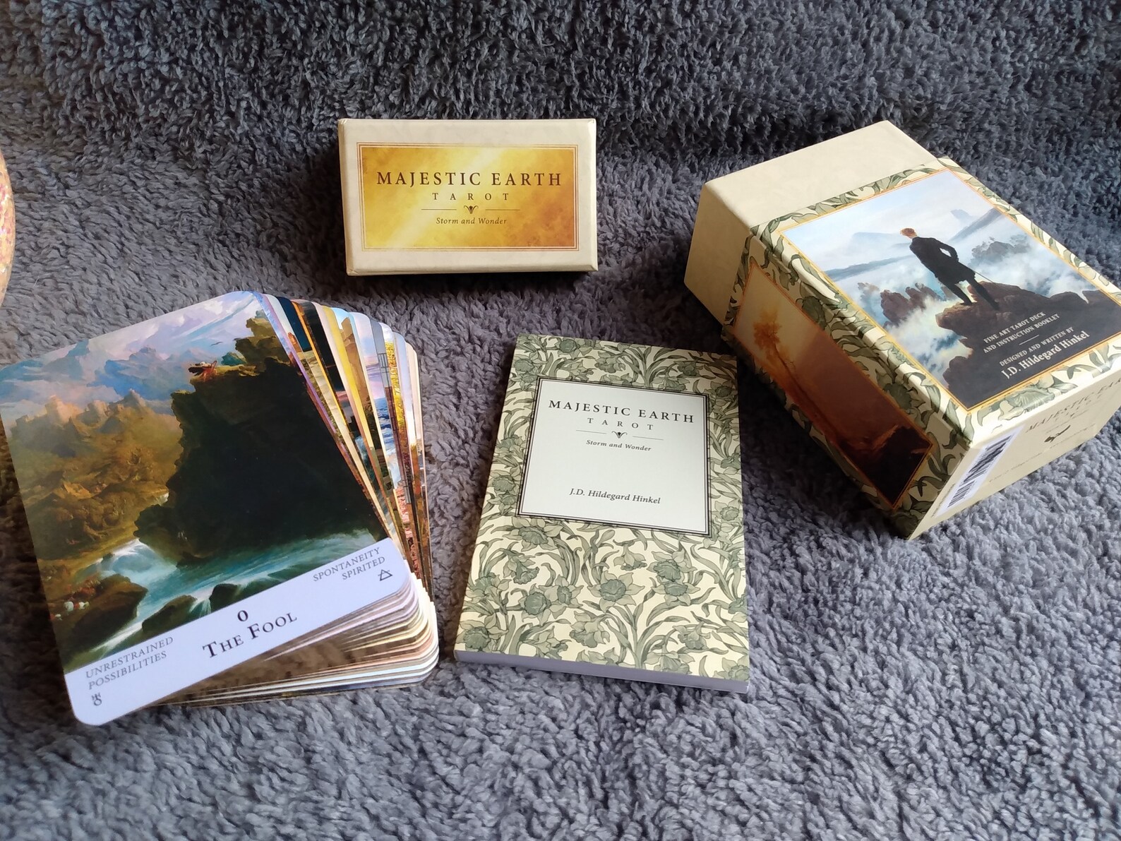 Majestic Earth Tarot Indie Deck by J.D. Hildegard Hinkel Etsy