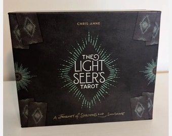 The Light Seer's 1st indie edition deck * Out Of Print * Original matte green edge cards, Companion book in a signed & numbered boxed set