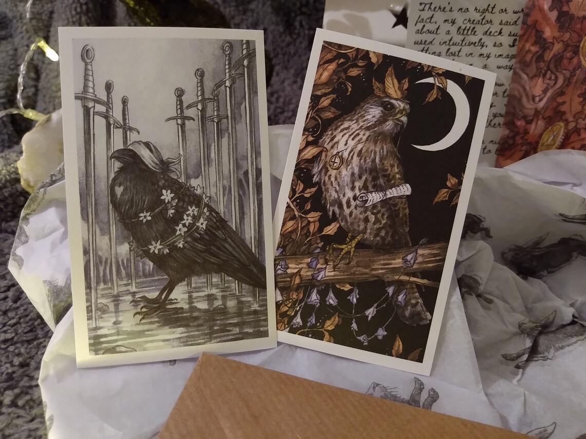Oak Ash And Thorn Tarot Oak Ash & Thorn Tarot Cards Indie Deck Kickstarter 1st Edition - Etsy