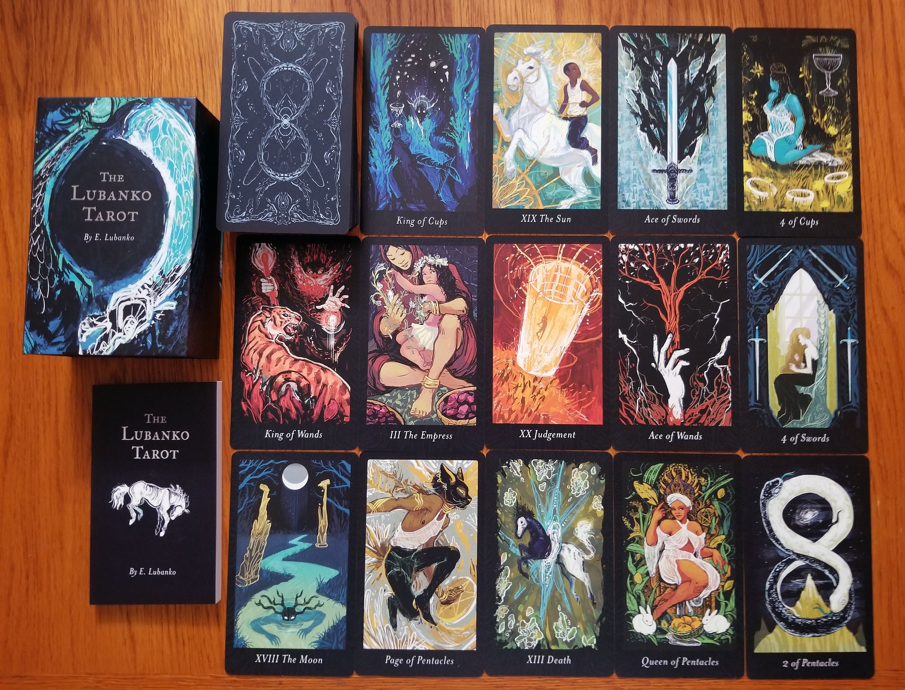 The Lubanko Tarot HTF OOP Tarot Indie Deck by E. Lubanko
