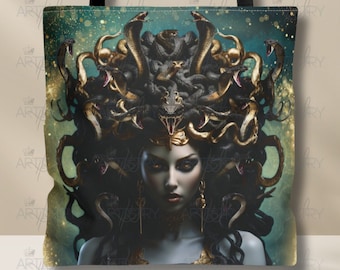 Draagtas, Griekse mythologische goden Medusa en Pegasus, weekendtas