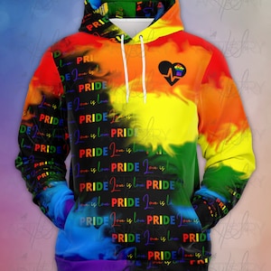 Rainbow Pride LGBT Hoodie - Gender Inclusive Apparel