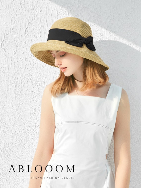 Straw Hat Wide Brim, Sun Hat Women, Summer Hat, Womens Hat, Straw