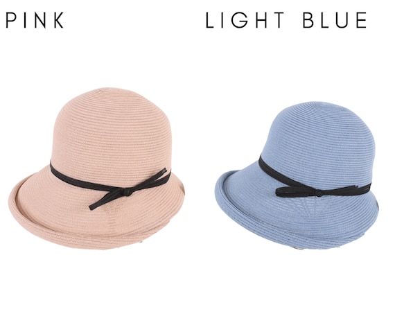 Toaluea Cappello da Sole Donna Estivo, Protezione UV UPF Cappello Pieghevole, Tesa Leggero Larga Cappelli, Visiera Estiva Traspirante per Esterni Viaggi Pesca Piscina Spiaggia, 56-58cm