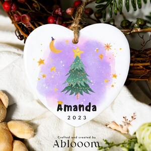 Primer adorno navideño del bebé - Regalo personalizado del nombre del bebé - Primer adorno navideño personalizado del bebé - Regalo del niño - Navidad para niños