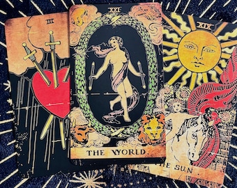 Feldman Sisters Tarot Deck: Indy Art, 78 Cards - Etsy