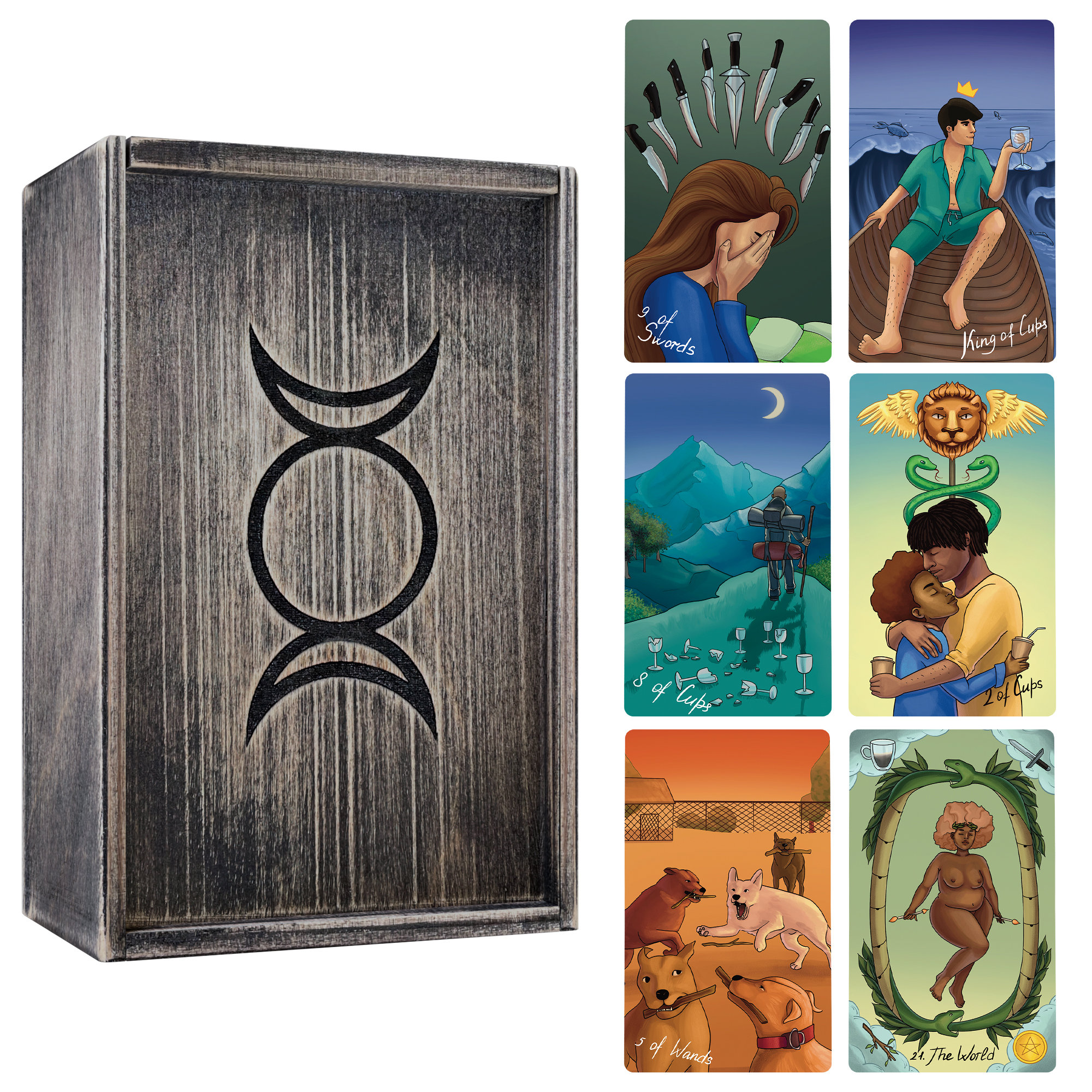 Urban Enigma Tarot Cards: 78-card Deck With Guidebook - Etsy