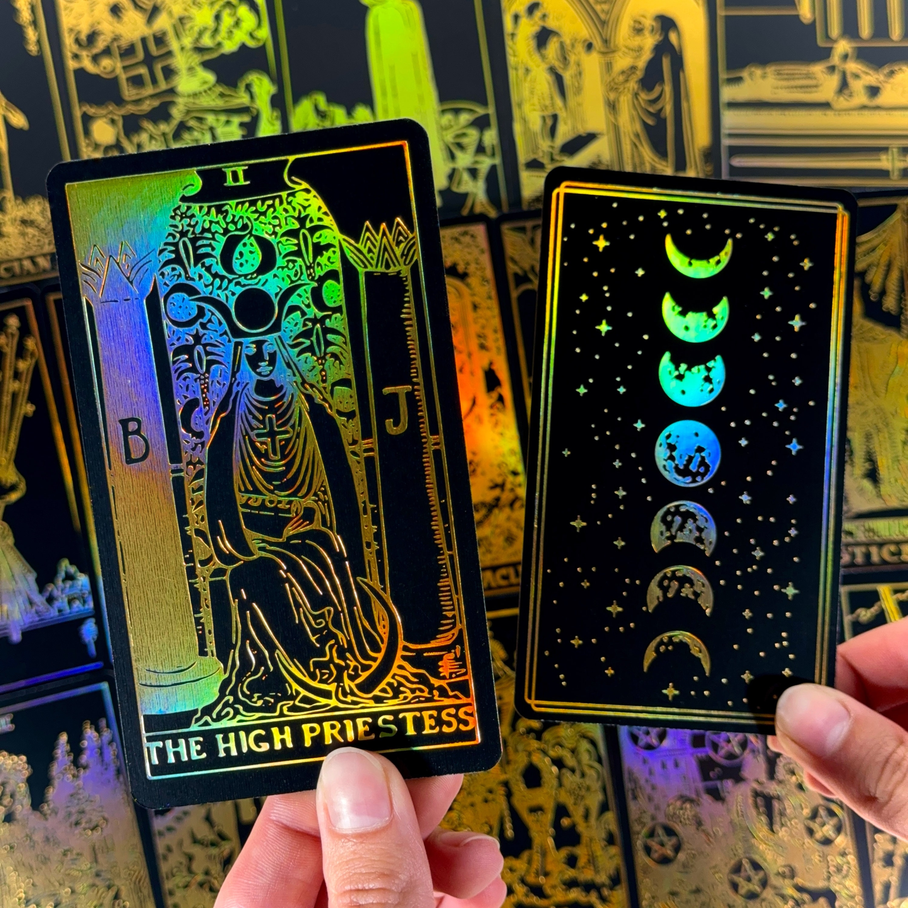 holographic tarot cards rider waite Holographic A. E. Waite Tarot Deck (King)  GypsyGemsJewelryBox