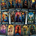 Stained Glass Tarot Deck: 78 Foil Edged Cards, Guidebook