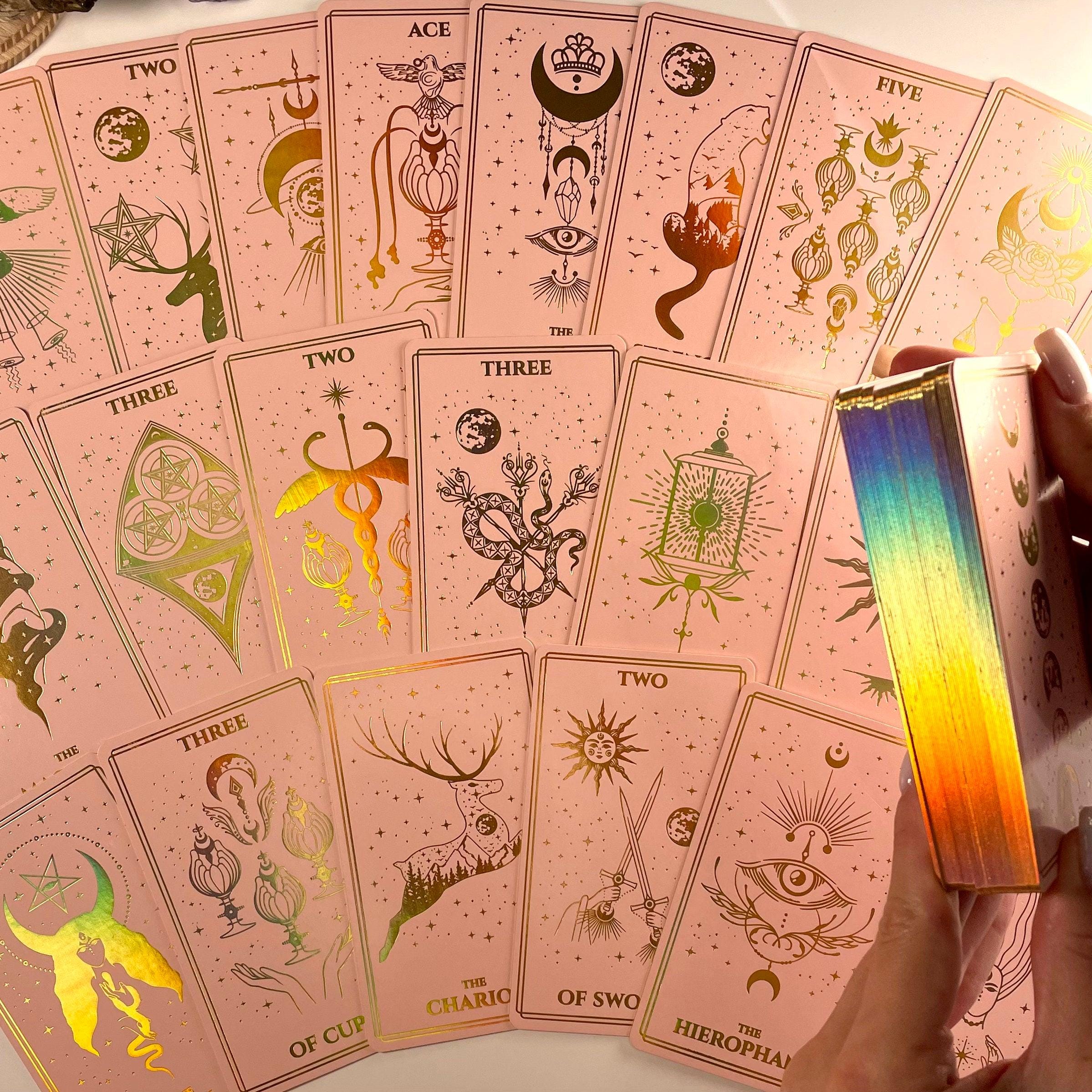 Pink tarot deck - Etsy 日本