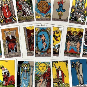 Tarot cards Deck. The tarot cards gift set , 78 Cards + bag tarot cards with book +Handcrafted box designer box gifts for her