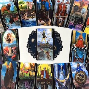 Borderless Tarot Card Deck: 78 Cards with Guidebook