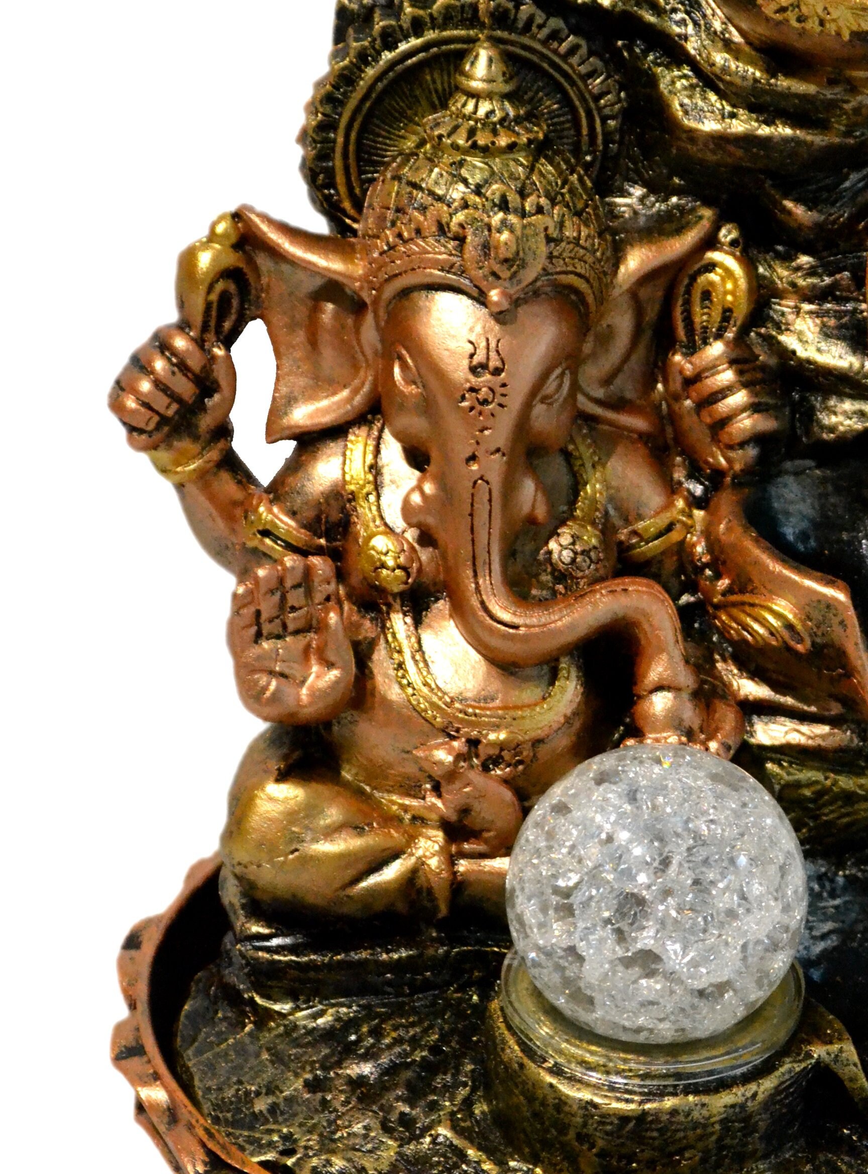 Indoor Tabletop Ganesha Water Fountain Etsy