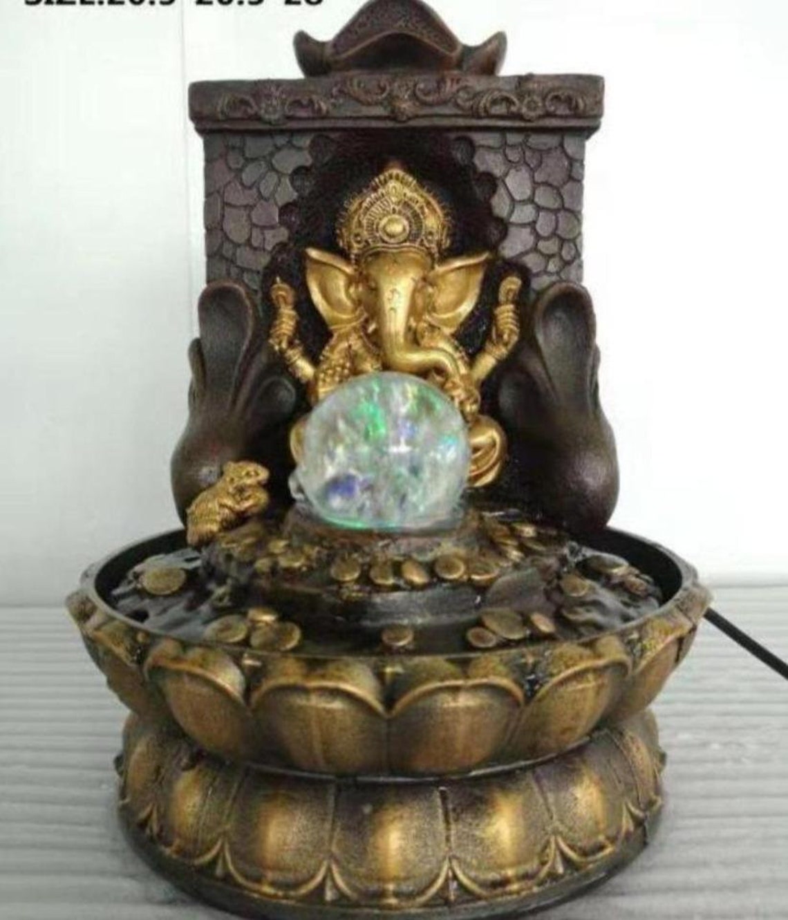 Ganesha Water Fountain & Statue For Home Decor Etsy
