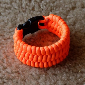 Alert Orange Trilobite Paracord Bracelet