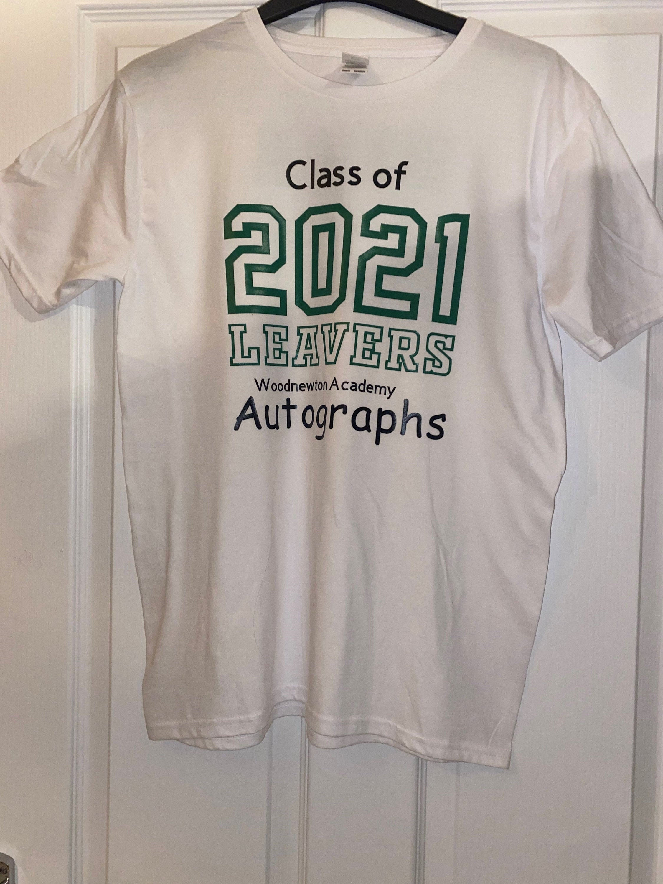 Personalised School Leavers TShirts Unisex autographs Etsy