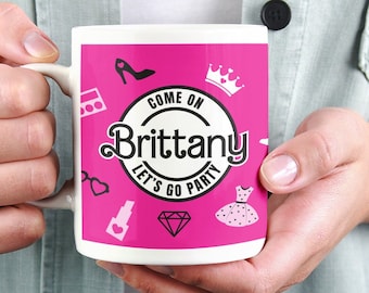 Let's Go Party Personalized Mugs