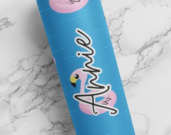 Personalized Tumblers Flamingo Skinny Tumbler