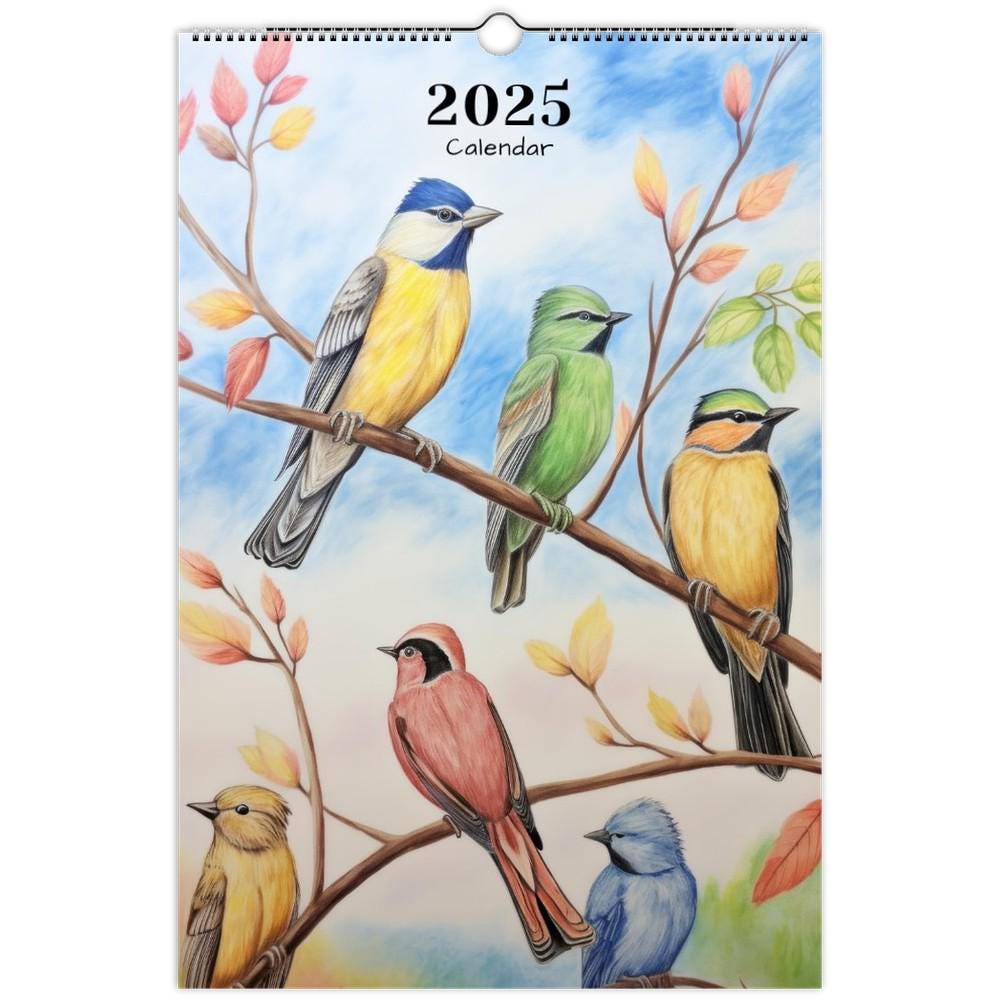 2025 Birds in Art Calendar: Wire-binding 11 X 16.5", Exquisite Oil ...