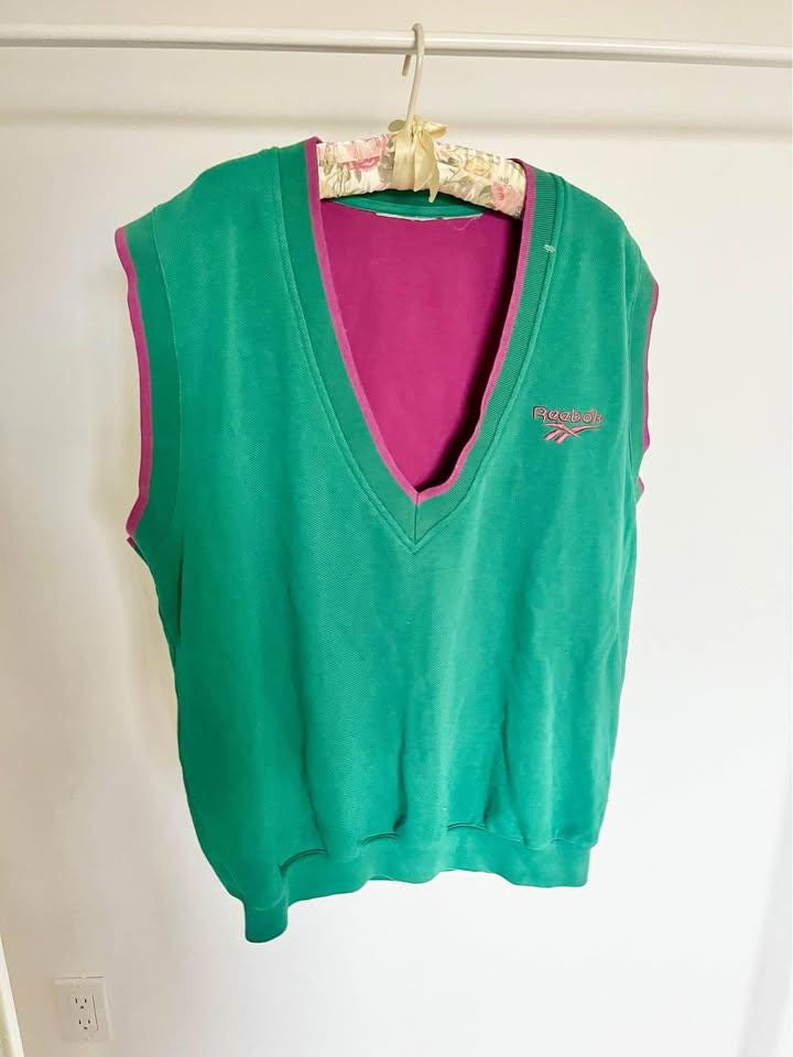 Vest Vintage Reebok - Etsy