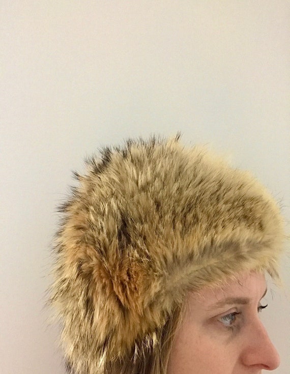 v i n t a g e Vintage fox fur hat size small