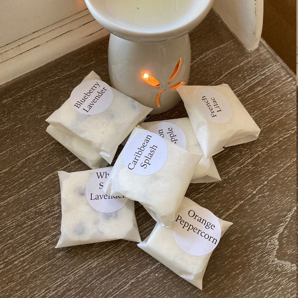 Wax Melt Samples, House Warming Gift for best friend, Mom Birthday Gift for Her, Home Fragrance for New Home, Highly Scented Birthday Favors