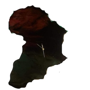 Africa Wood Clock