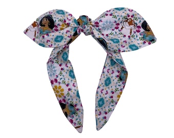 Jasmine headband, Aladdin headband, princess headband, knotted bow headband, Disney headband