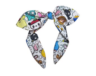 Sanrio headband, hello kitty headband, chococat headband, knotted headband, headband