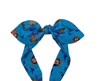 Lilo and stitch headband, Hawaiian headband, lilo headband, stitch headband, mouse headband, knotted headband